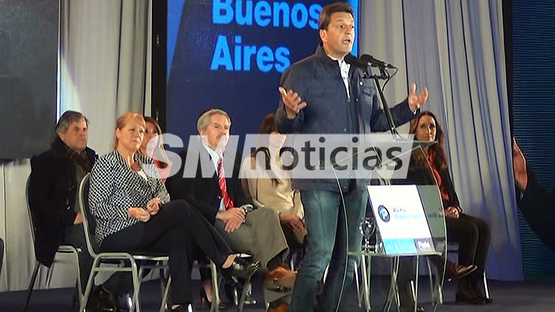En San Martín, Massa presentó la aplicación contra la inseguridad ... - SMnoticias